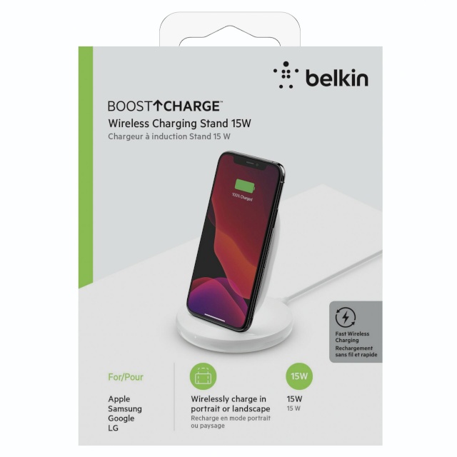 Belkin laadimisalus Boost Charge Wireless Charging Stand 15W