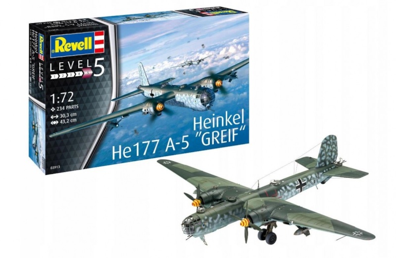 Revell liimitav mudel Heinkel HE177 A-5 Greif
