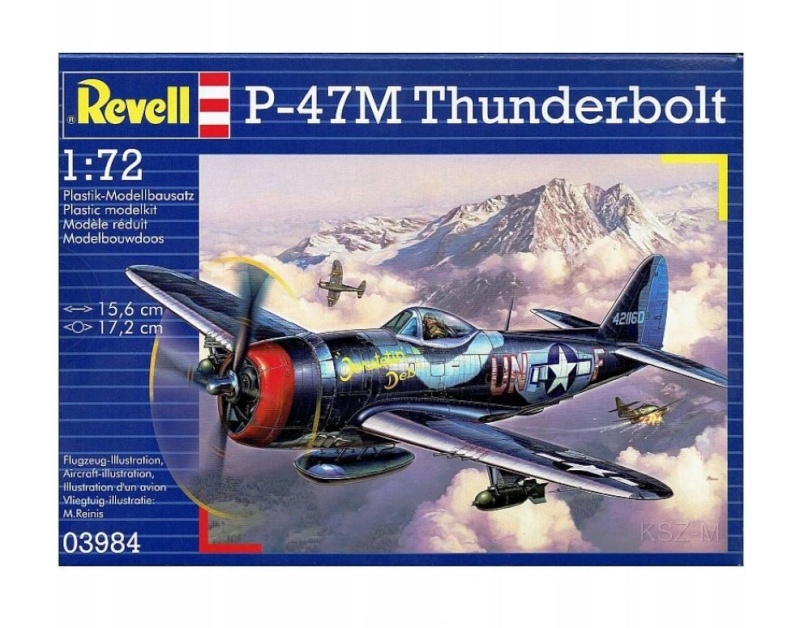 Revell liimitav mudel P-47 Thunderbolt