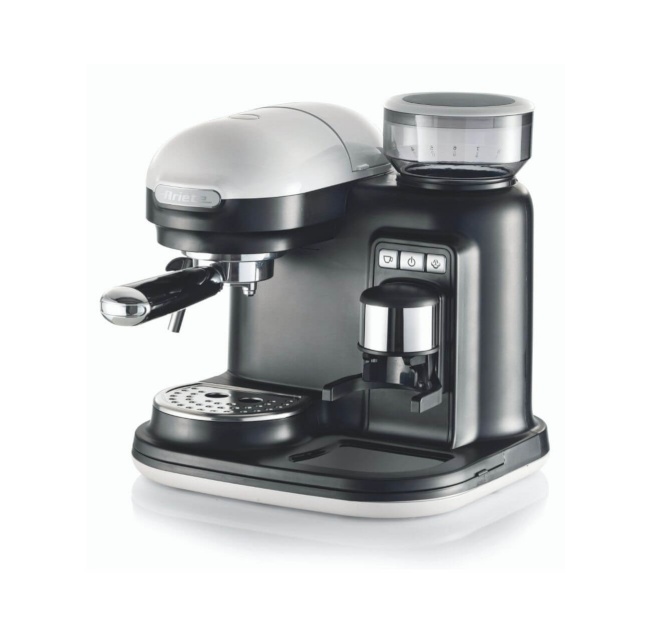Ariete espressomasin 1318 Moderna Espresso White integreeritud kohviveskiga