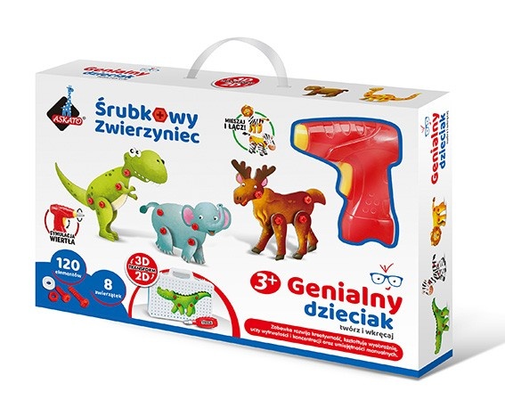 Askato konstruktor Screw Zoo