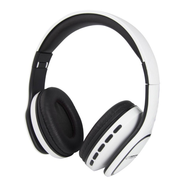 Esperanza EH213W Bluetooth headphones Headband, valge