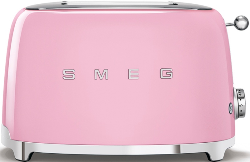 Smeg röster TSF01PKEU 50`ndate stiil, roosa
