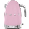 Smeg veekeetja KLF04CREU 50's Style, temperatuuri reguleerijaga, roosa
