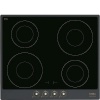 Smeg pliidiplaat SI764AOM Cortina, 4 x induktsioon, 60 cm, antratsiit/messing