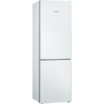 Bosch külmik KGV362WEAS 186cm, 214/94 l, LowFrost, 39dB, elektrooniline juhtimine, valge