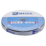 Mymedia toorik 1x10 MyMedia DVD-R 4,7GB 16x Speed matt hõbedane Wrap