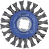 Bosch lihvija tald X-LOCK knotted Wire Wheel heavy 115mm, 0.5mm Wire