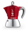 Bialetti espressokann Moka 6 tassile induktsioonpliidile punane
