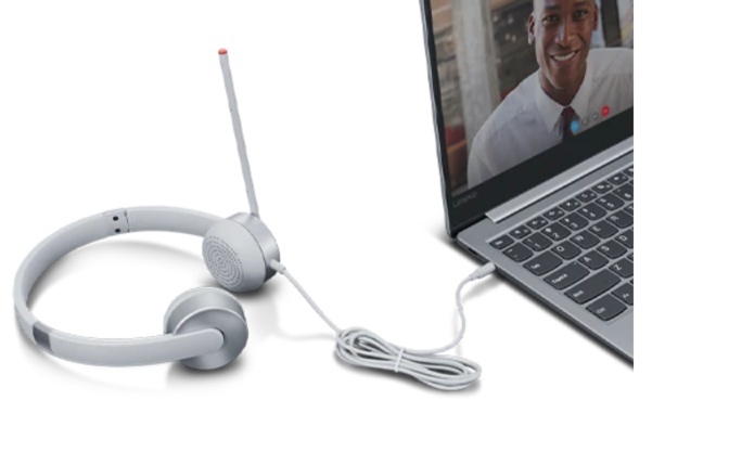 Lenovo Stereo Analog Headset 100 Sliver