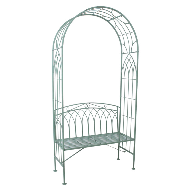 Pink MINT ülakaarega 103x48xH211cm, sepistatud metall, antiikroheline