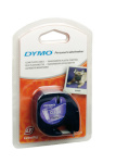 Dymo etiketiprinteri etiketid Letratag Band Plastik läbipaistev 12 mm x 4 m