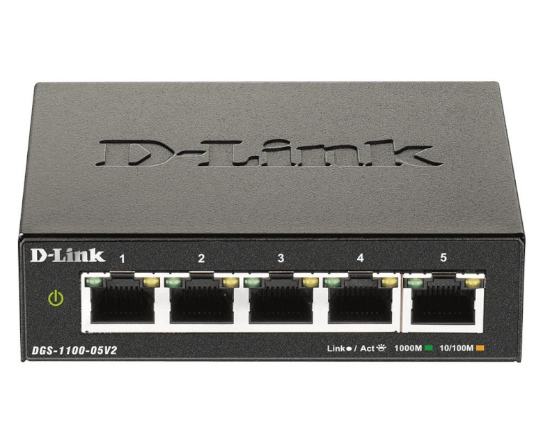 Netgear switch DGS-1100-05V2 network Managed Gigabit Ethernet (10/100/1000) must