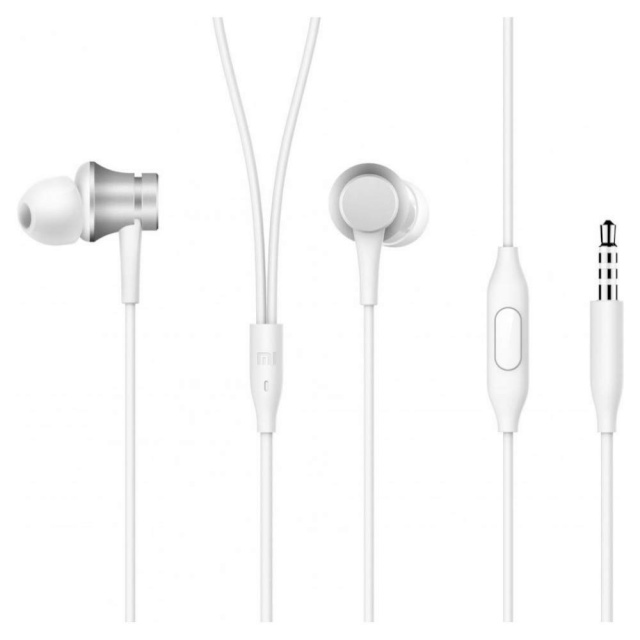 Xiaomi Mi In-Ear kõrvaklapid Basic ZBW4355TY 3.5 mm, hõbedane, Built-in mikrofon