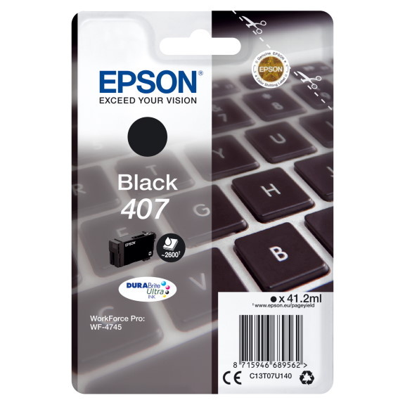 Epson tindikassett WF-4745 Series L must