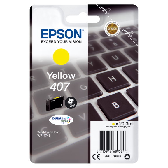 Epson tindikassett WF-4745 Series L kollane