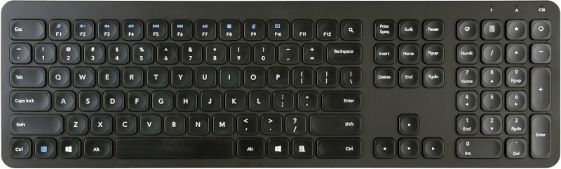 Platinet juhtmevaba klaviatuur K100 US must