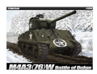 Academy liimitav mudel M4A3(76)W US Army Battle of Bulge