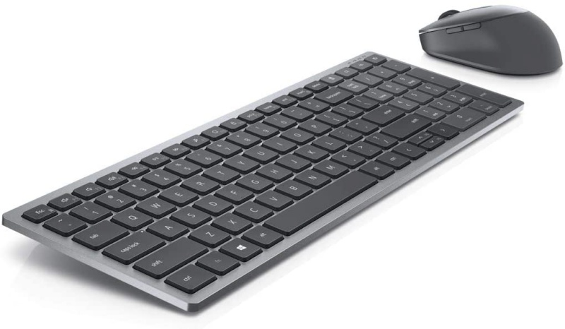 Dell klaviatuur Keyboard and Mouse KM7120W Wireless, Wireless (2.4 GHz), Bluetooth 5.0, Keyboard layout Lithuanian, English, Titan Gray
