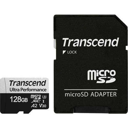 Transcend mälukaart microSDXC 340S 128GB Class 10 UHS-I U3 A2