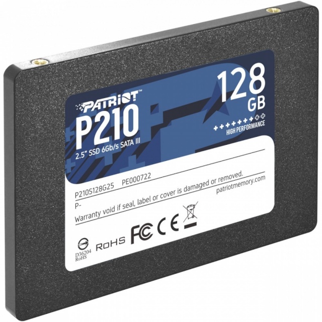 Patriot kõvaketas SSD 128GB P210 450/430 MB/s SATA III 2.5"