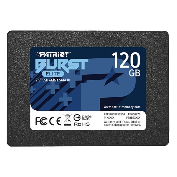 Patriot kõvaketas SSD 120GB Burst Elite 450/320MB/s SATA III 2.