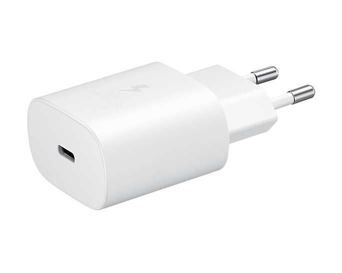 Samsung laadija TA800NWE 25W USB-C Travel Adapter (w/o cable) valge