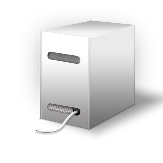 Goobay võrgukaabel 95410 CAT 5e network cable, U/UTP, grey, 305 m