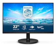Philips monitor 222V8LA/00 21.5" W-LED/1920x1080/16:9/ 250 cd/m²/4ms/ VGA DP HDMI