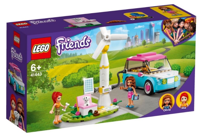 Lego klotsid Friends 41443 Olivia`s Electric Car