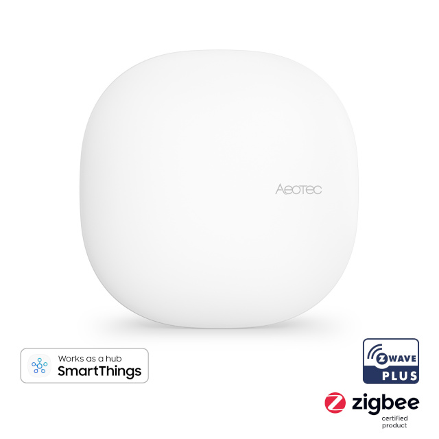 AEOTEC nutikodu juhtseade Smart Home Hub (Works as a SmartThings Hub), EU, Z-Wave, Zigbee 3.0, WiFi