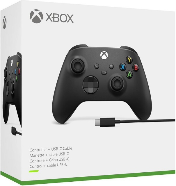 Microsoft mängupult Xbox (Series X, Series S) Wireless Controller + USB-C kaabel, must