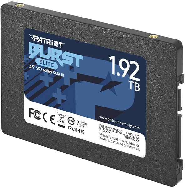 Patriot kõvaketas SSD 1920GB Burst Elite 450/320MB/s SATA III 2.