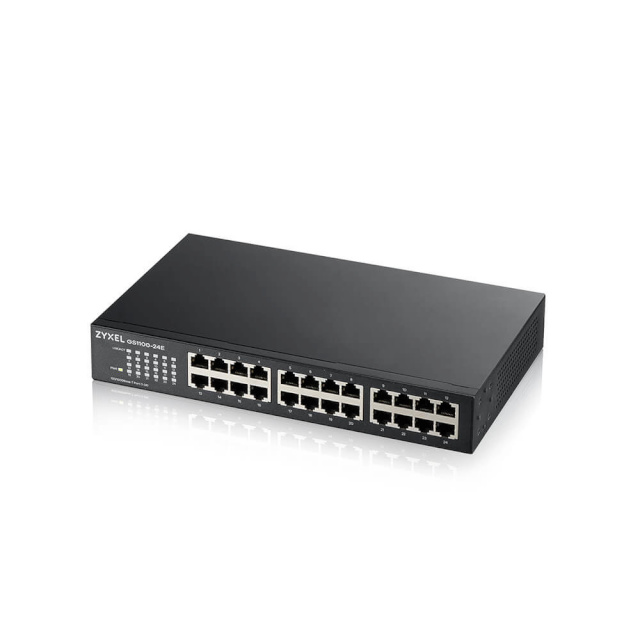 Zyxel switch GS1100-24E Unmanaged Gigabit Ethernet (10/100/1000) must