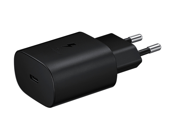 Samsung seinalaadija USB-C Travel Adapter (without Cable) 25W, must (TA800NBE)