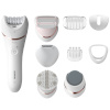 Philips epilaator BRE740/10 Satinelle Advanced Wet & Dry Epilator, roosa/valge