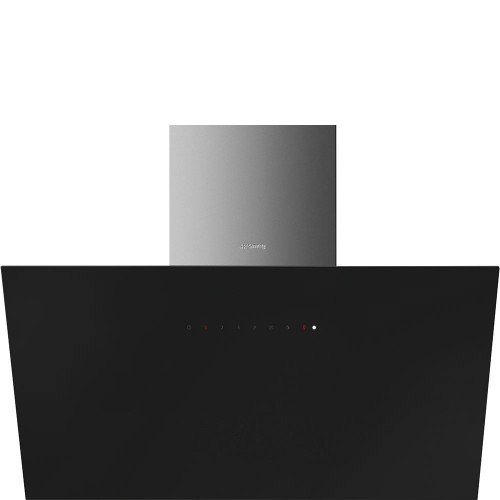 SMEG õhupuhastaja KICV90BL seina, 90 cm, 62 dB, 720 cm3/h, must klaas