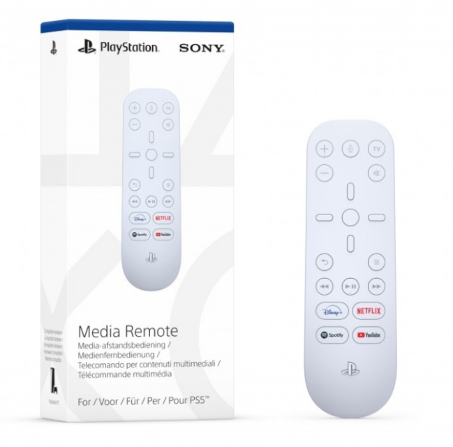 Sony kaugjuhtimispult PlayStation 5 Media Remote (PS5), valge