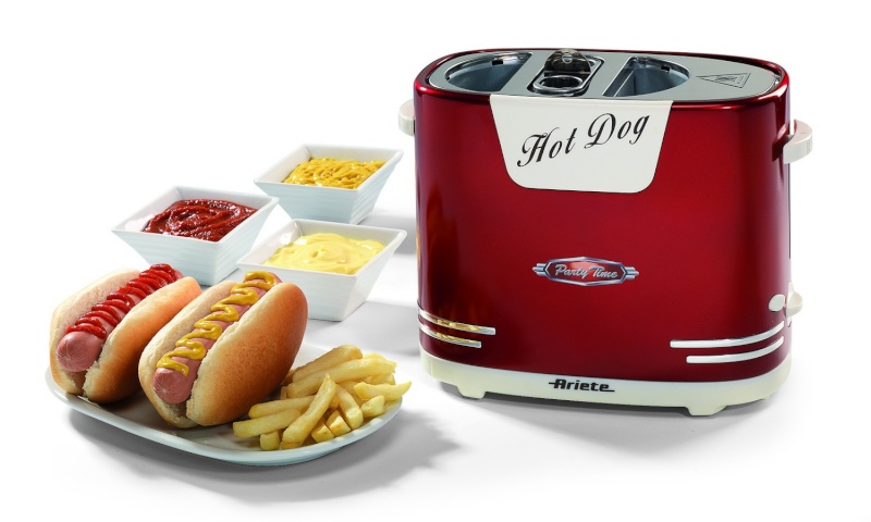 Ariete hot-dog'i valmistaja 186 Hotdog Maker Party Time