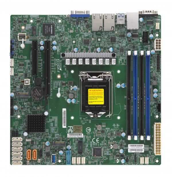 Supermicro emaplaat Intel LGA1151 DDR4 mATX LAN, X11SCH-F