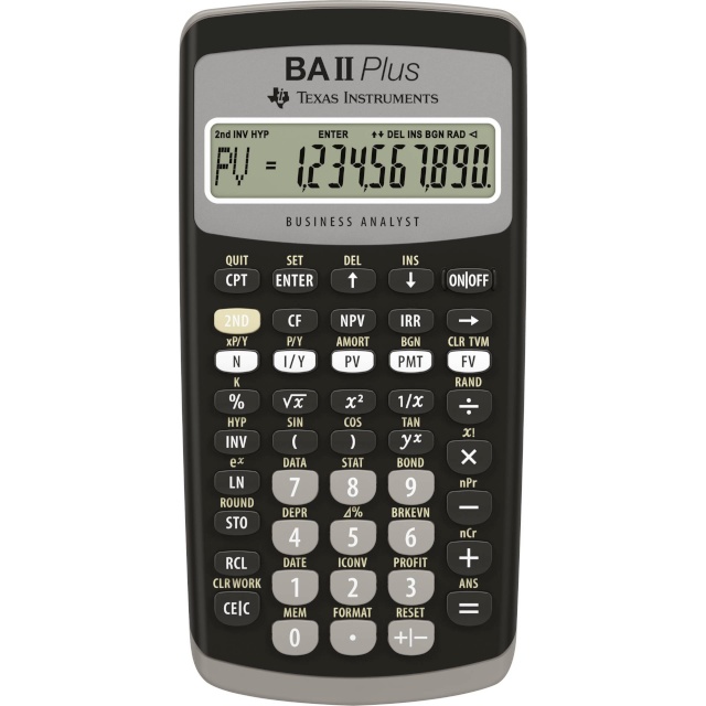 Texas Instruments kalkulaator BA II Plus