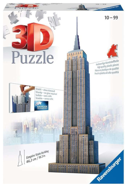 Ravensburger 3D pusle Empire State Building, 216-osaline