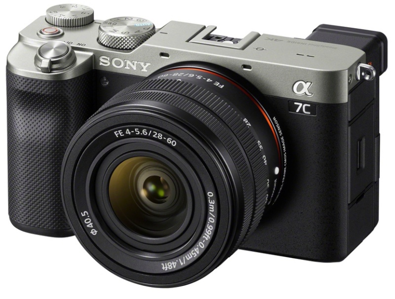 Sony a7C + 28-60mm Kit, hõbedane