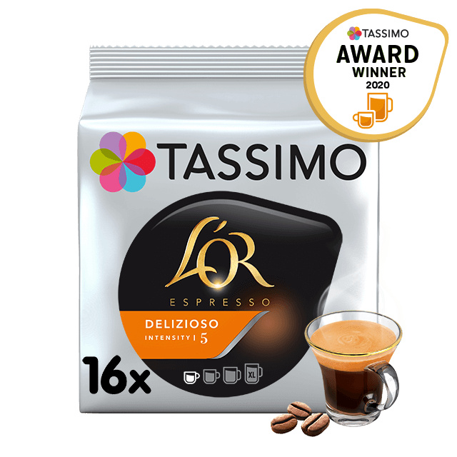 Tassimo kohvikapslid L’OR Espresso Delizioso Intensity 5, 16tk