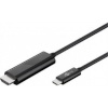 Goobay USB-C HDMI adapter kaabel (4k 60 Hz) HDMI adapter, 1.8 m, must