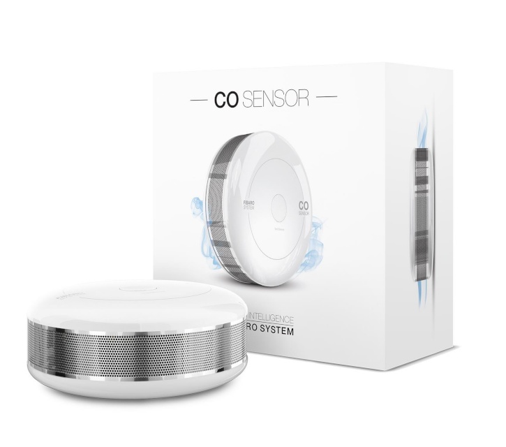 Fibaro nutikas vingugaasiandur FGCD-001 Carbon Monoxide (CO) Detector Wireless Interconnectable Surface-Mounted