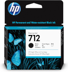 HP tindikassett 712 80-ml must Designjet