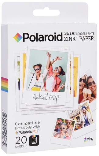 Polaroid fotopaber Instant Zink 3x4 20-pakk