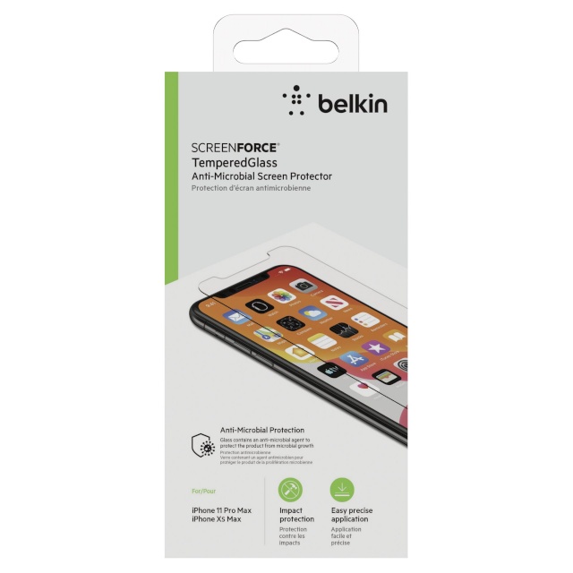 Belkin ekraani kaitsekile ScreenForce TemperedGlass antimic. iPhone 11Pro Max/Xs Max