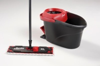 Vileda põrandamopp Ultramat Turbo XL mop Dry&wet Microfiber must, punane